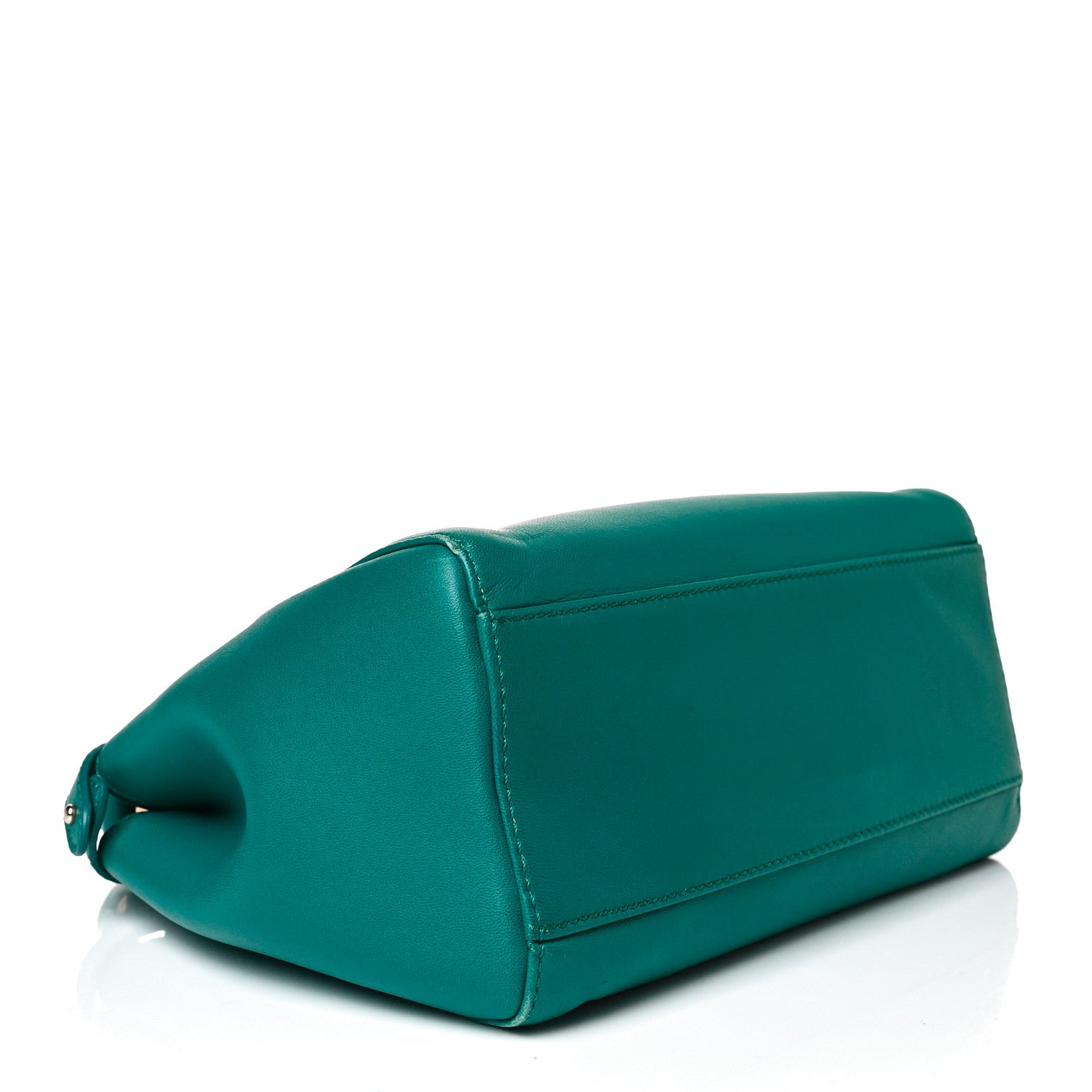 Fendi Nappa Mini Peekaboo Iconic Satchel Lago 3 of 9