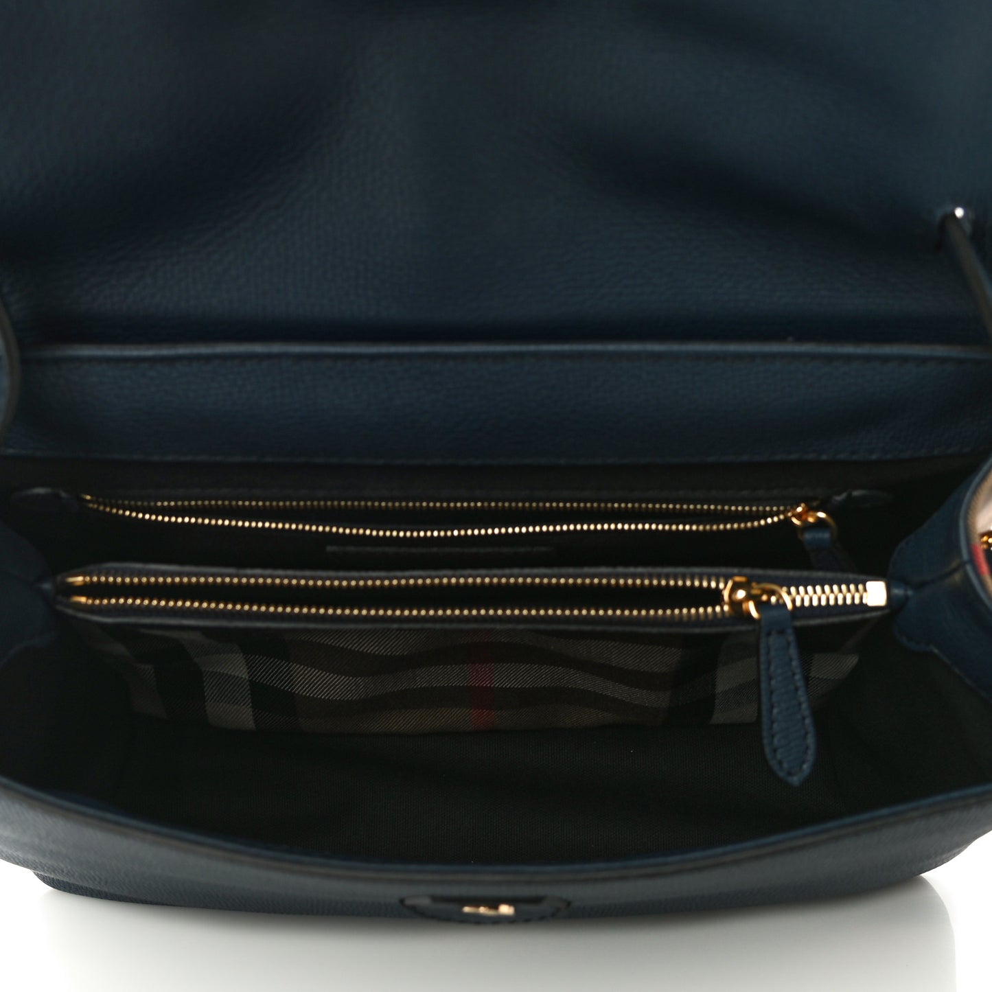 Derby Calfskin House Check Medium Camberley Ink Blue