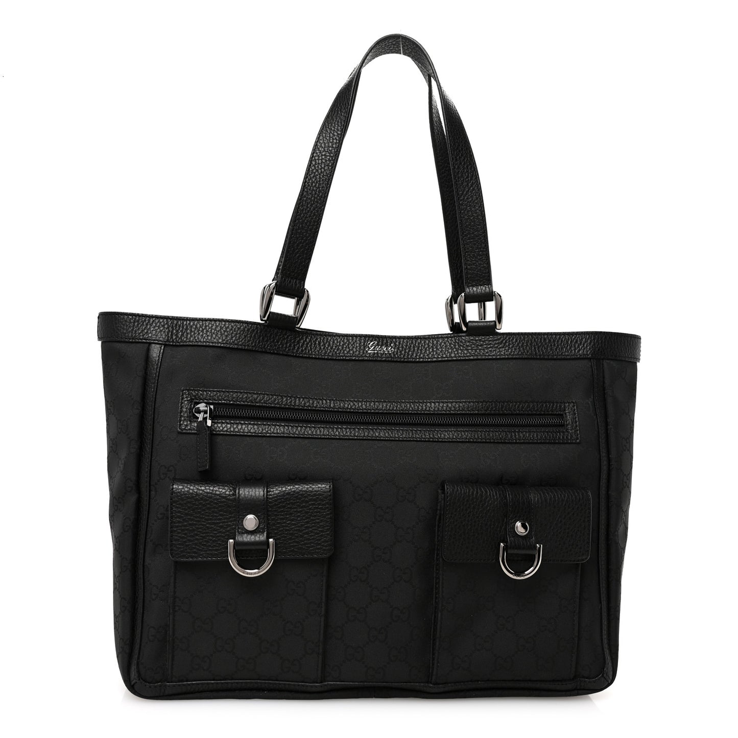 Monogram Abbey D Ring Tote Black