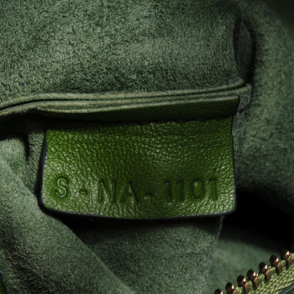Celine Lambskin Vertical Bi- Cabas Green 8 of 8