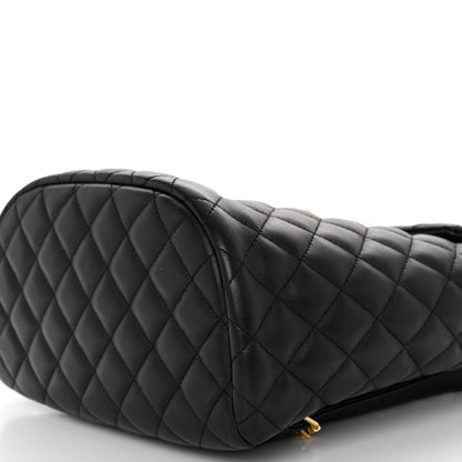 Chanel Lambskin Quilted Small Urban Spirit Backpack Black 9 of 9