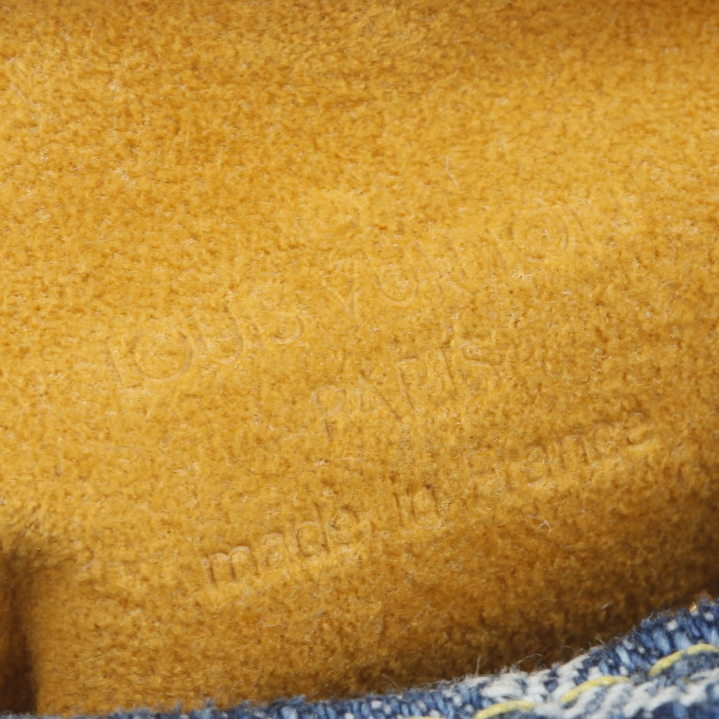 Monogram Denim Pochette Speedy PM Key Holder Blue