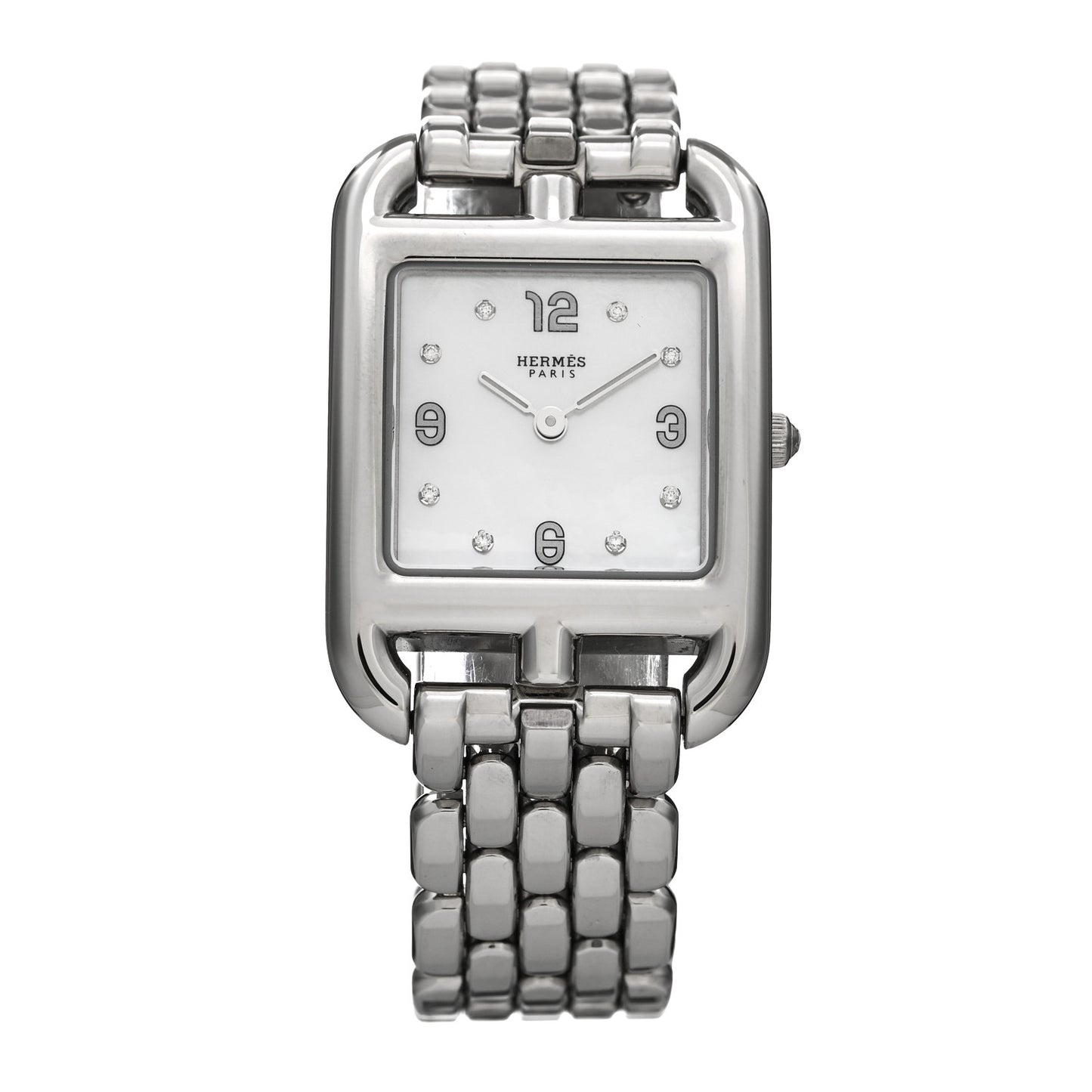 Stainless Steel Diamond Mother of Pearl 23mm Cape Cod Quartz Watch