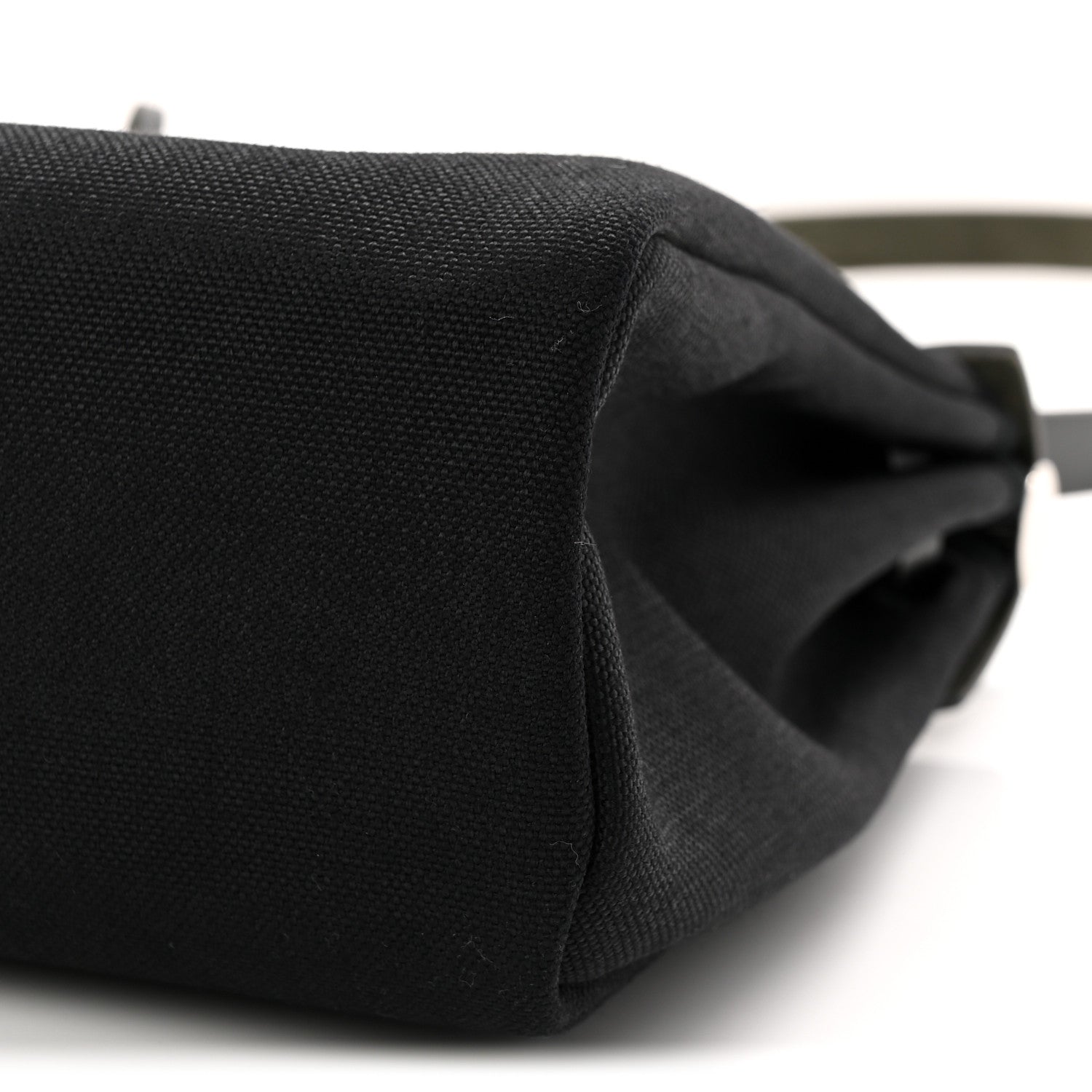 Hermes Military Toile Vache Hunter Herbag Zip Retourne 31 PM Black 10 of 11