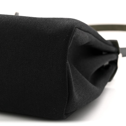 Hermes Military Toile Vache Hunter Herbag Zip Retourne 31 PM Black 10 of 11