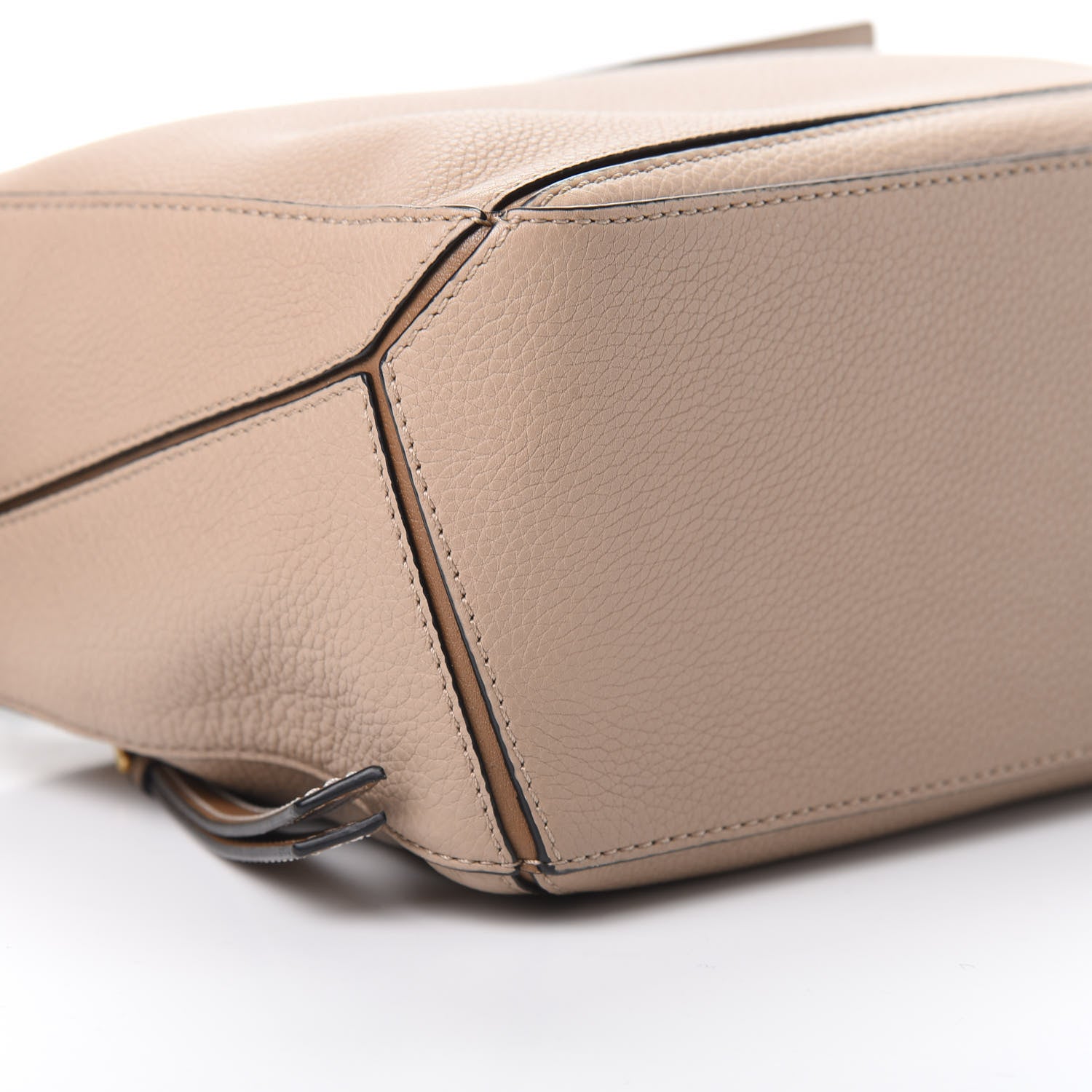 Loewe Grained Calfskin Small Puzzle Bag Sand Mink 9 of 10