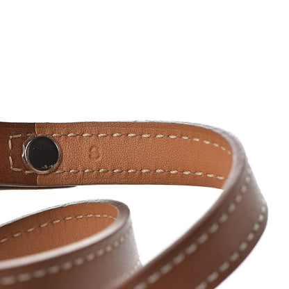 Hermes Natural Tadelakt Granville Double Tour Bracelet S Fauve 5 of 8