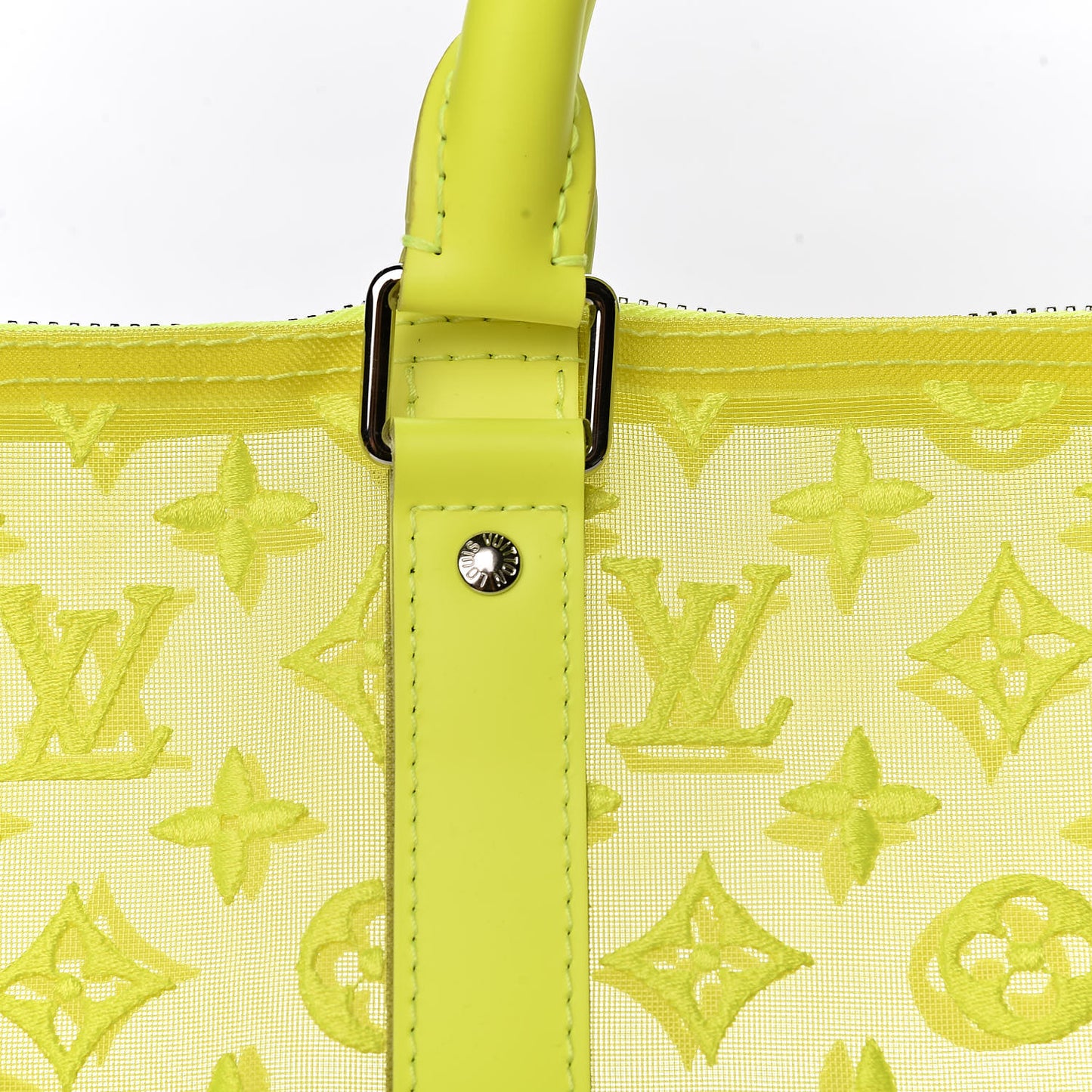 Monogram Fluo See Through Keepall Bandouliere 50 Yellow