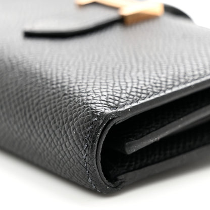 Hermes Epsom Tri-Fold Compact Bearn Wallet Black 7 of 7