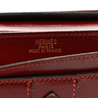 Hermes Box Bearn Gusset Wallet Rouge H 6 of 10