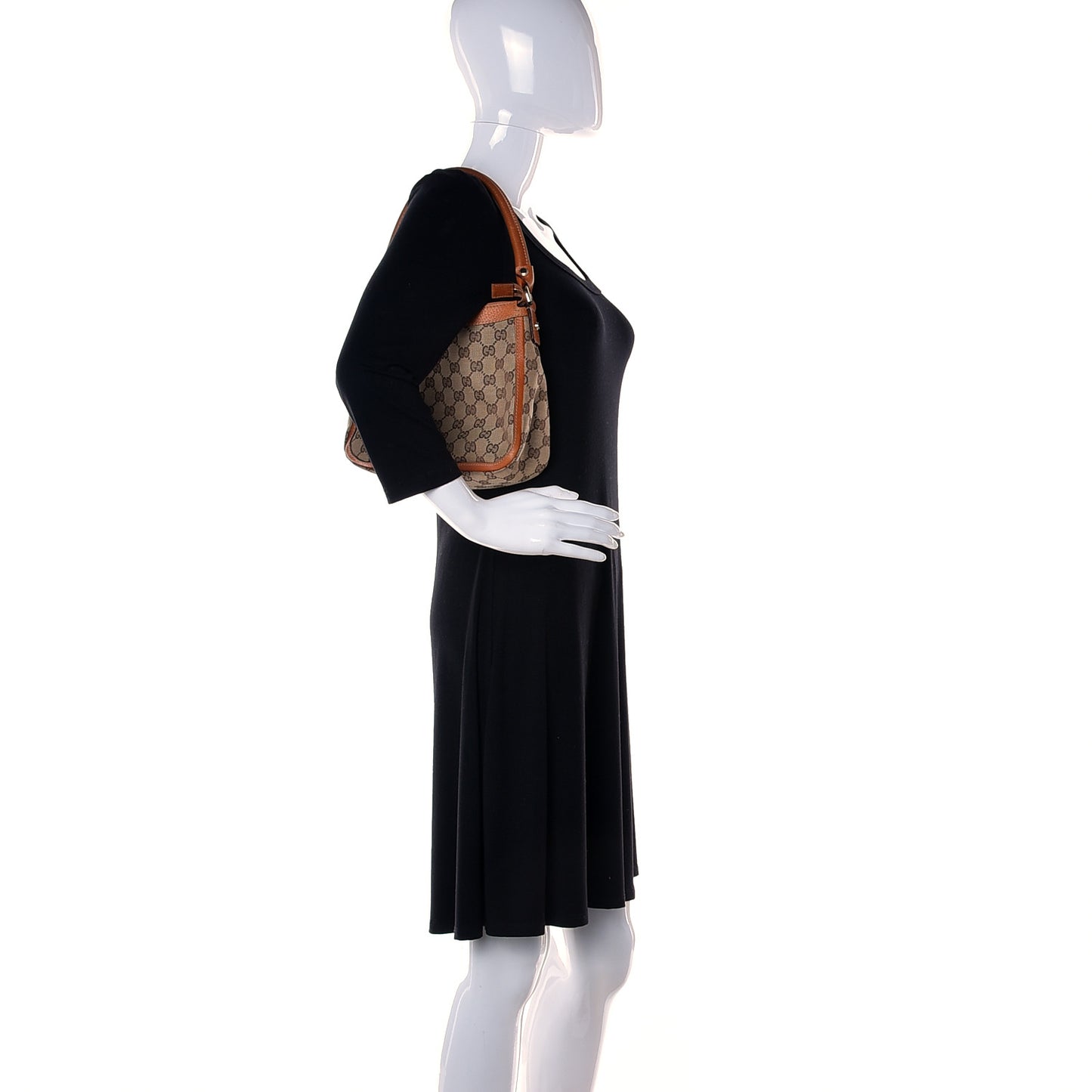 Monogram Top Handle Bag Brown
