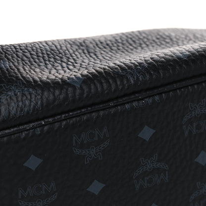 MCM Visetos Medium Liz Reversible Shopper Tote Black 14 of 19