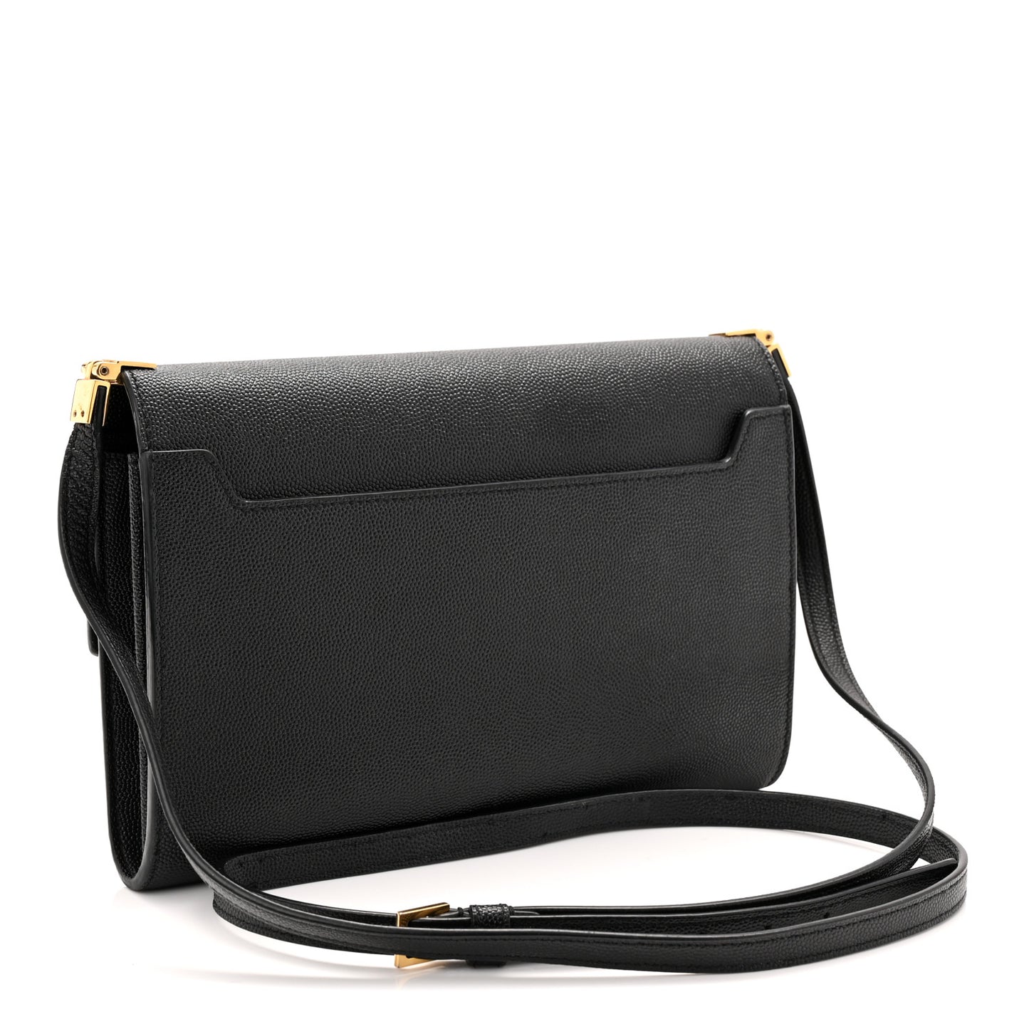Grain de Poudre Mini Uptown Crossbody Bag Black