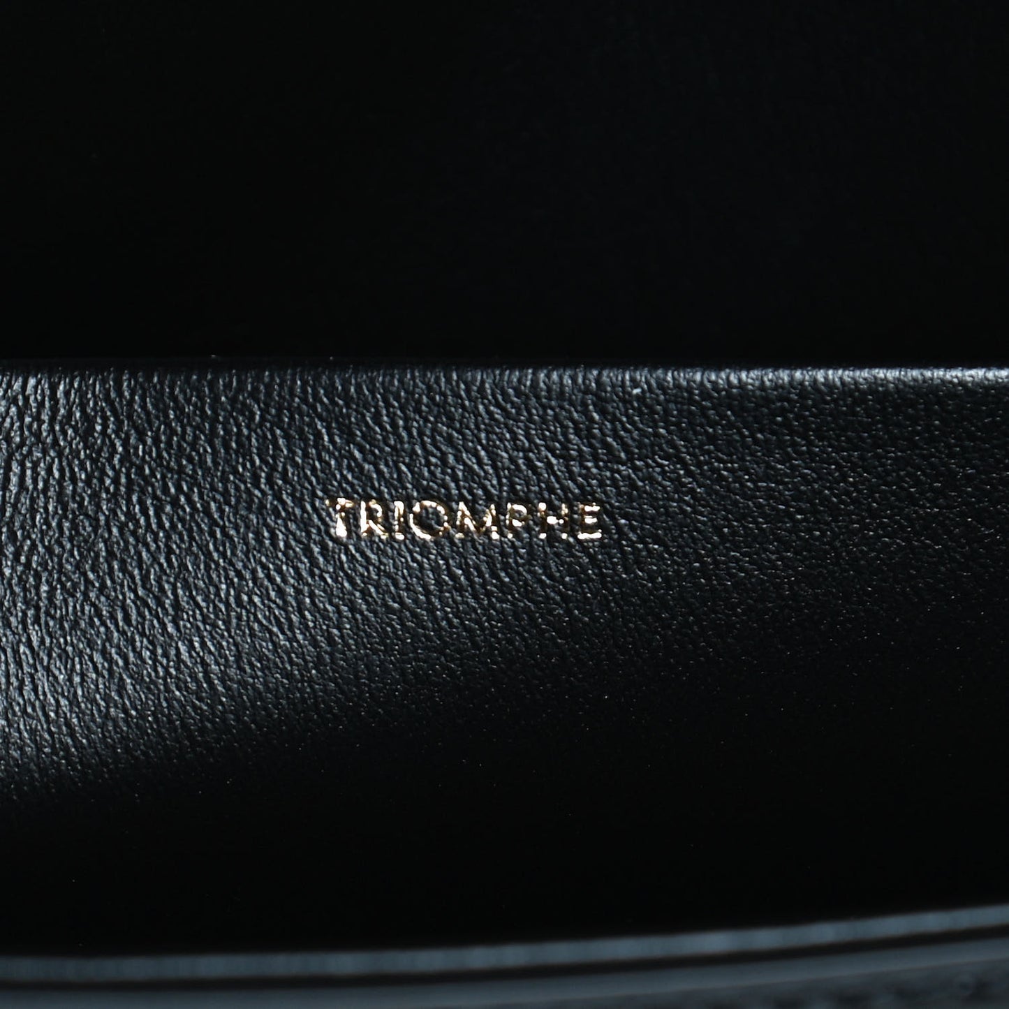 Shiny Calfskin Triomphe Black