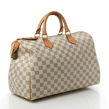 Louis Vuitton Damier Azur Speedy 35 3 of 10