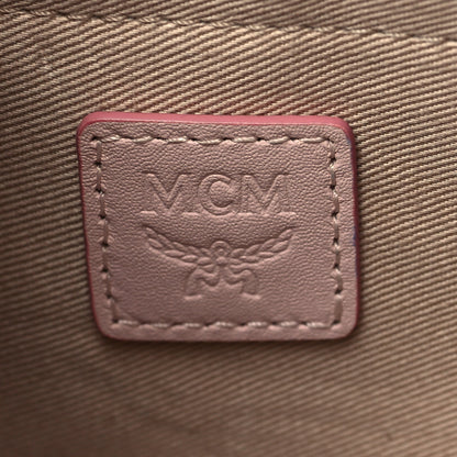 MCM Visetos Small Aren Multifunction Crossbody Pouch Powder Pink 6 of 6