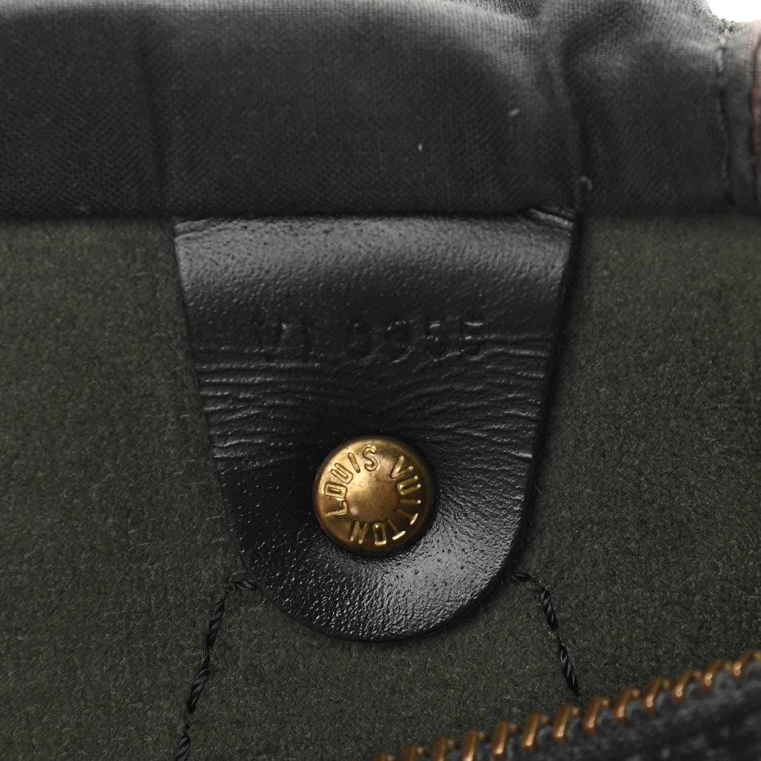 Louis Vuitton Epi Speedy 30 Black 5 of 8