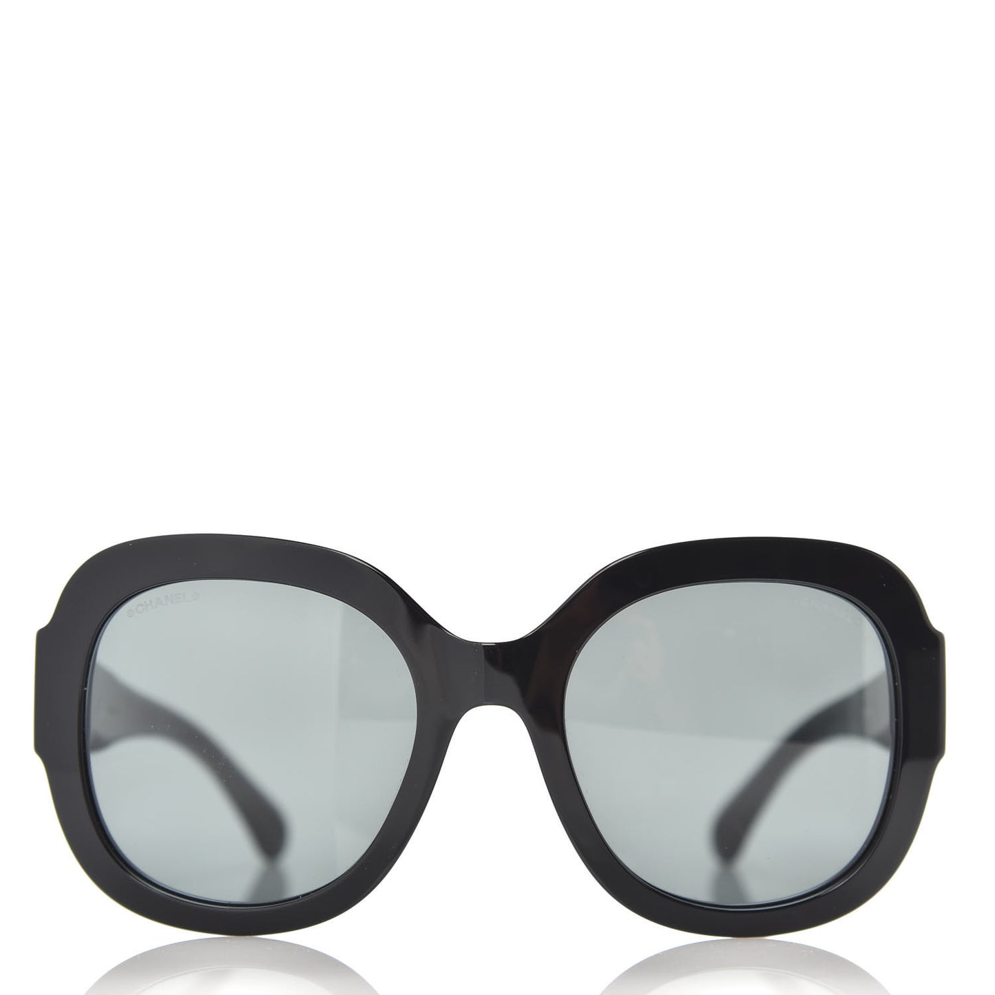 Acetate Polarized Pantos Sunglasses 5433-A Black