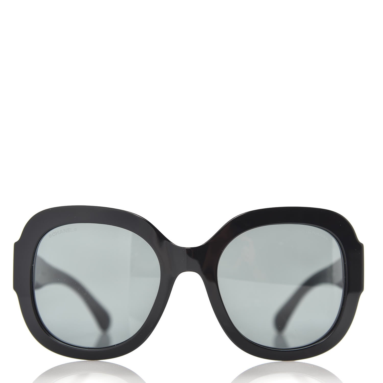 Chanel Acetate Polarized Pantos Sunglasses 5433-A Black 2 of 8