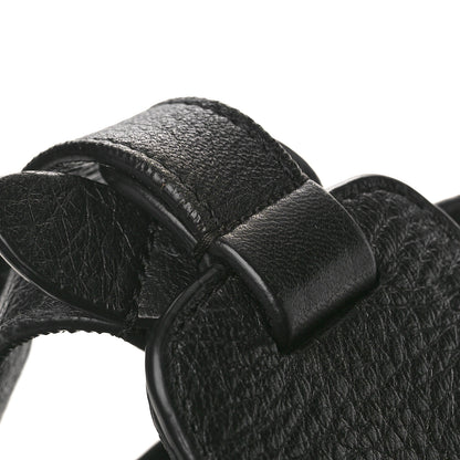 The Row Grained Calfskin Drawstring Bucket Bag Black 10 of 16
