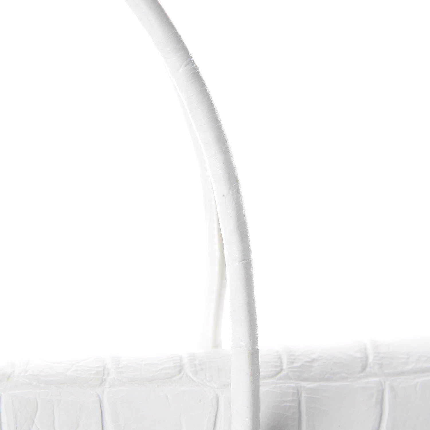 Mulberry Calfskin Crocodile Embossed Bayswater White 10 of 19