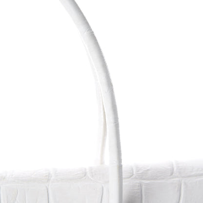 Mulberry Calfskin Crocodile Embossed Bayswater White 10 of 19