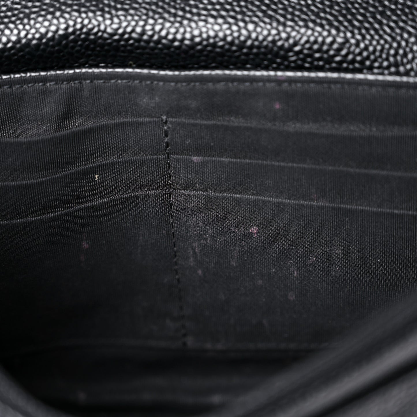 Caviar Half Moon Wallet On Chain WOC Black