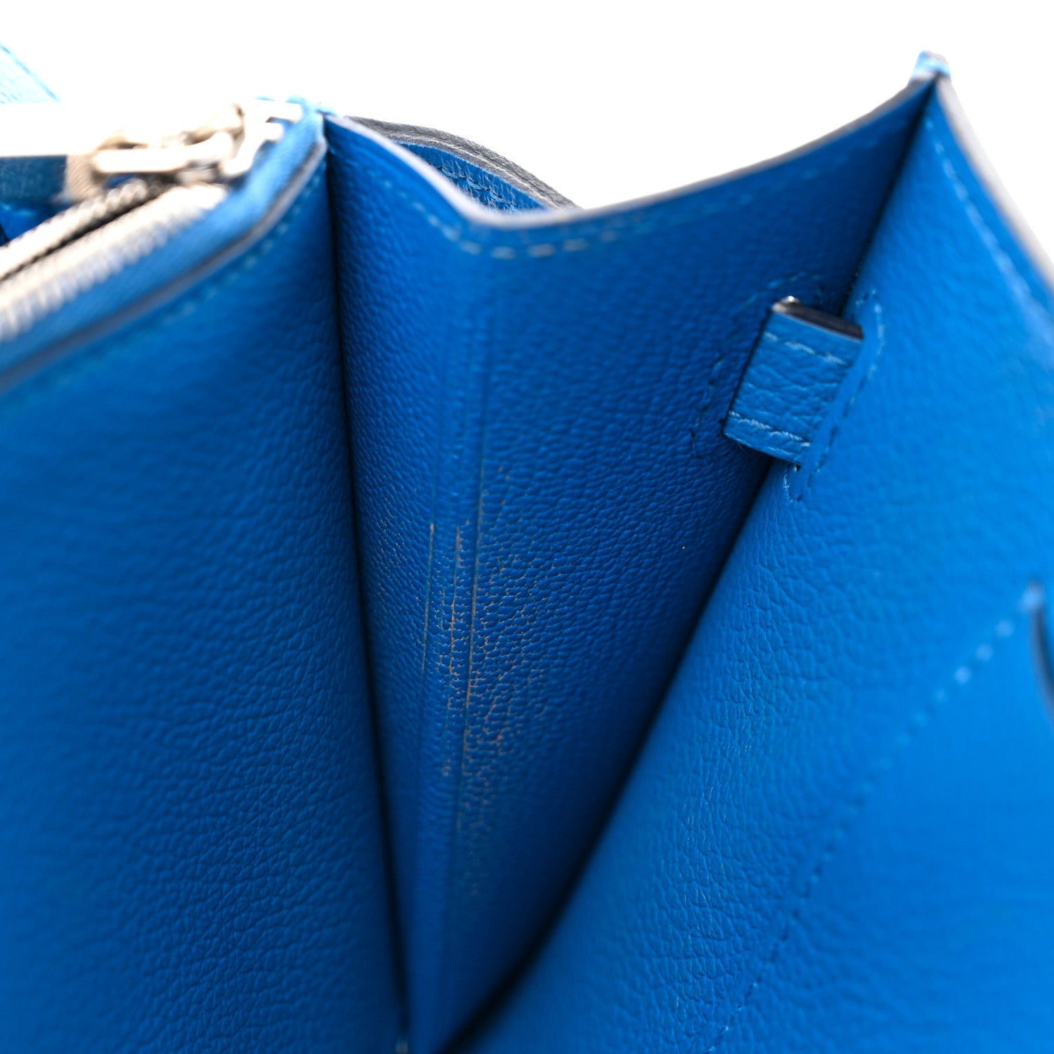 Hermes Evercolor Kelly To Go Wallet Bleu France 10 of 10