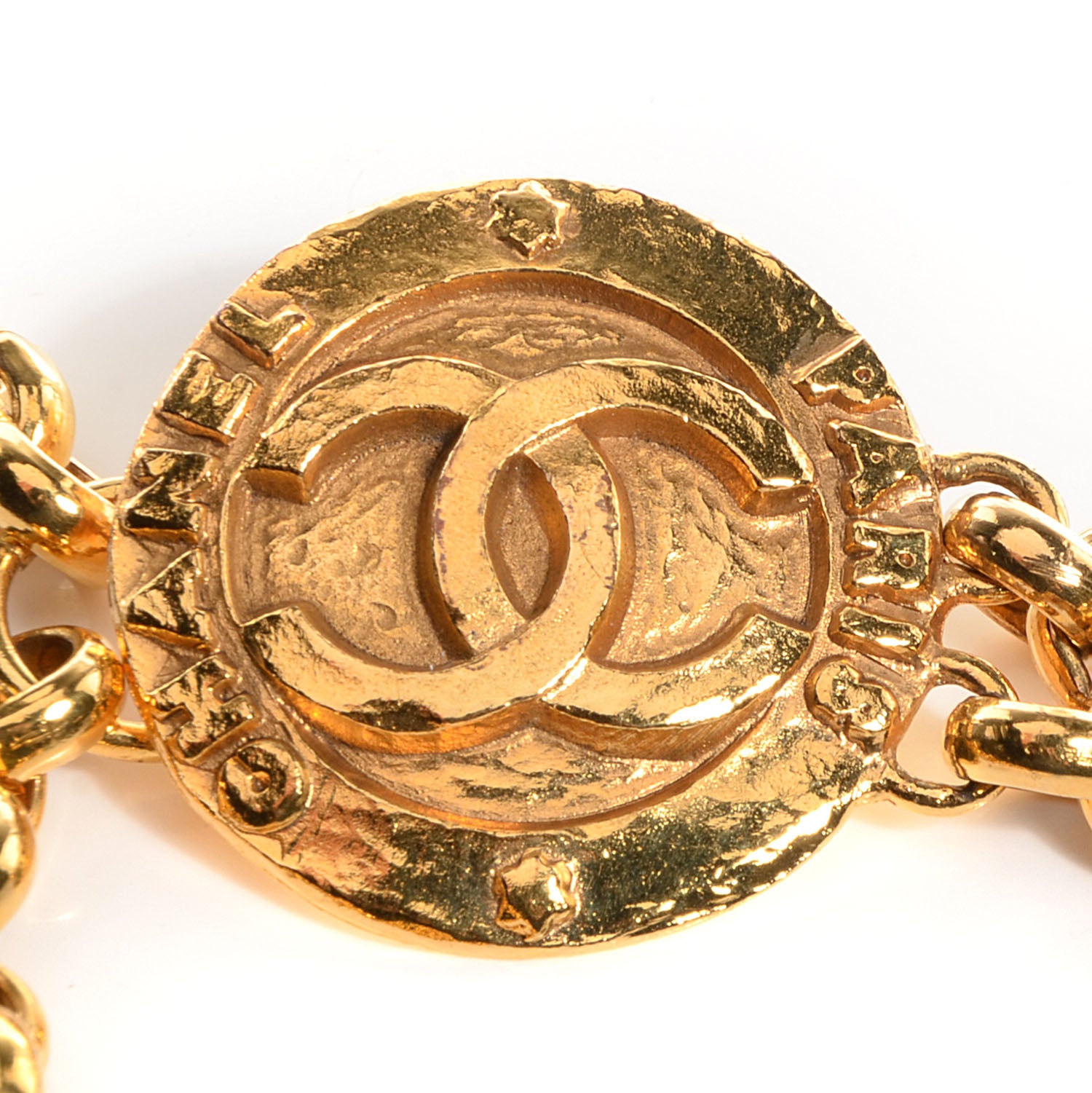 Chanel CC Coin Chain Belt Gold 3 of 6