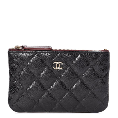 Chanel Caviar Quilted Small Cosmetic Case Black 1 of 7
