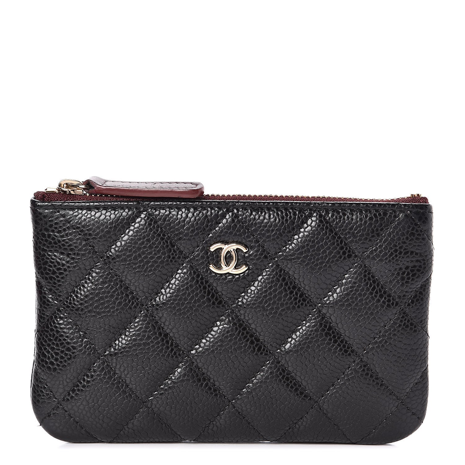 Chanel Caviar Quilted Small Cosmetic Case Black 1 of 7