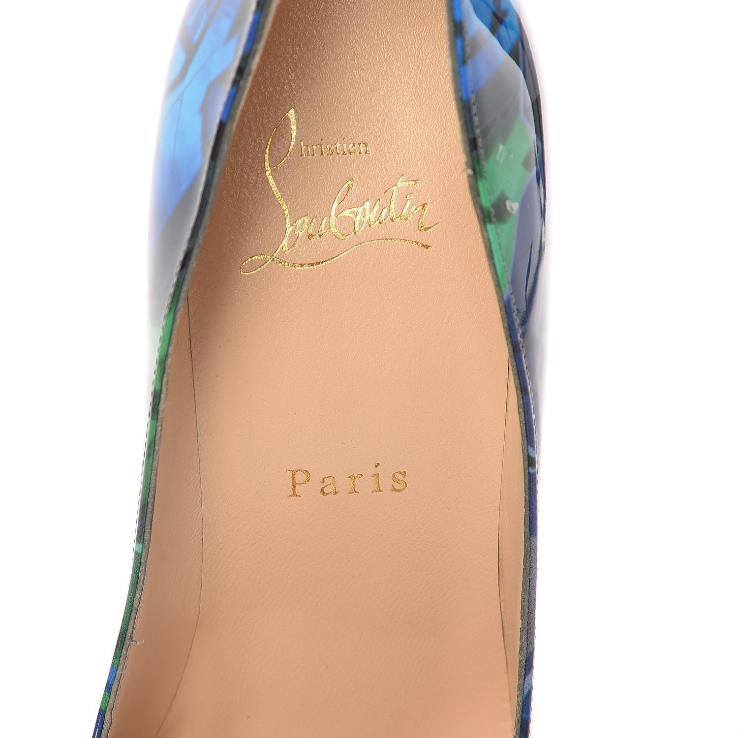 Christian Louboutin Patent Metrograf Pigalle Follies 100 Pumps 38 Taiga 7 of 8
