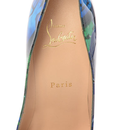 Christian Louboutin Patent Metrograf Pigalle Follies 100 Pumps 38 Taiga 7 of 8