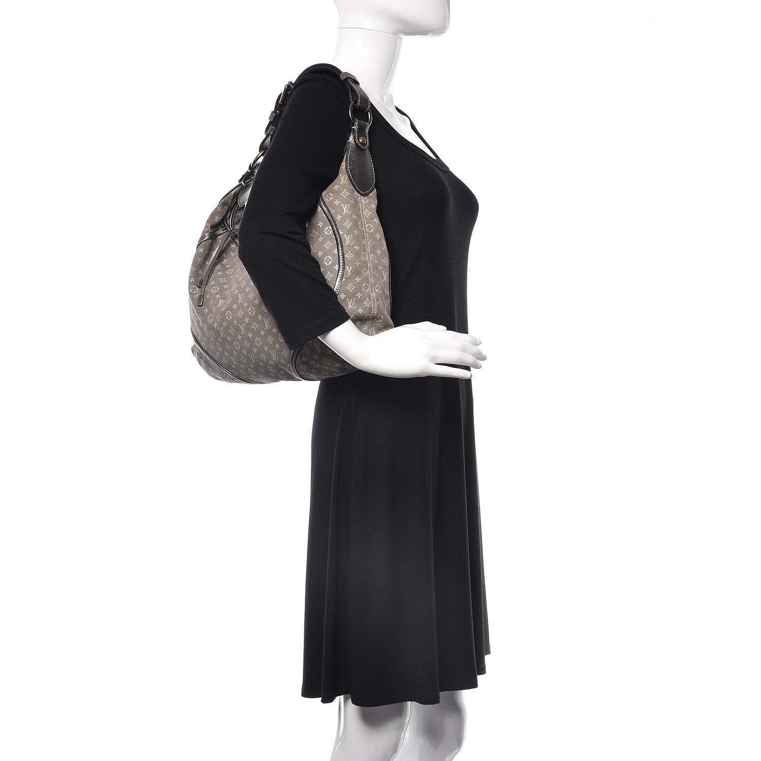 Louis Vuitton Mini Lin Manon MM Platine 2 of 16