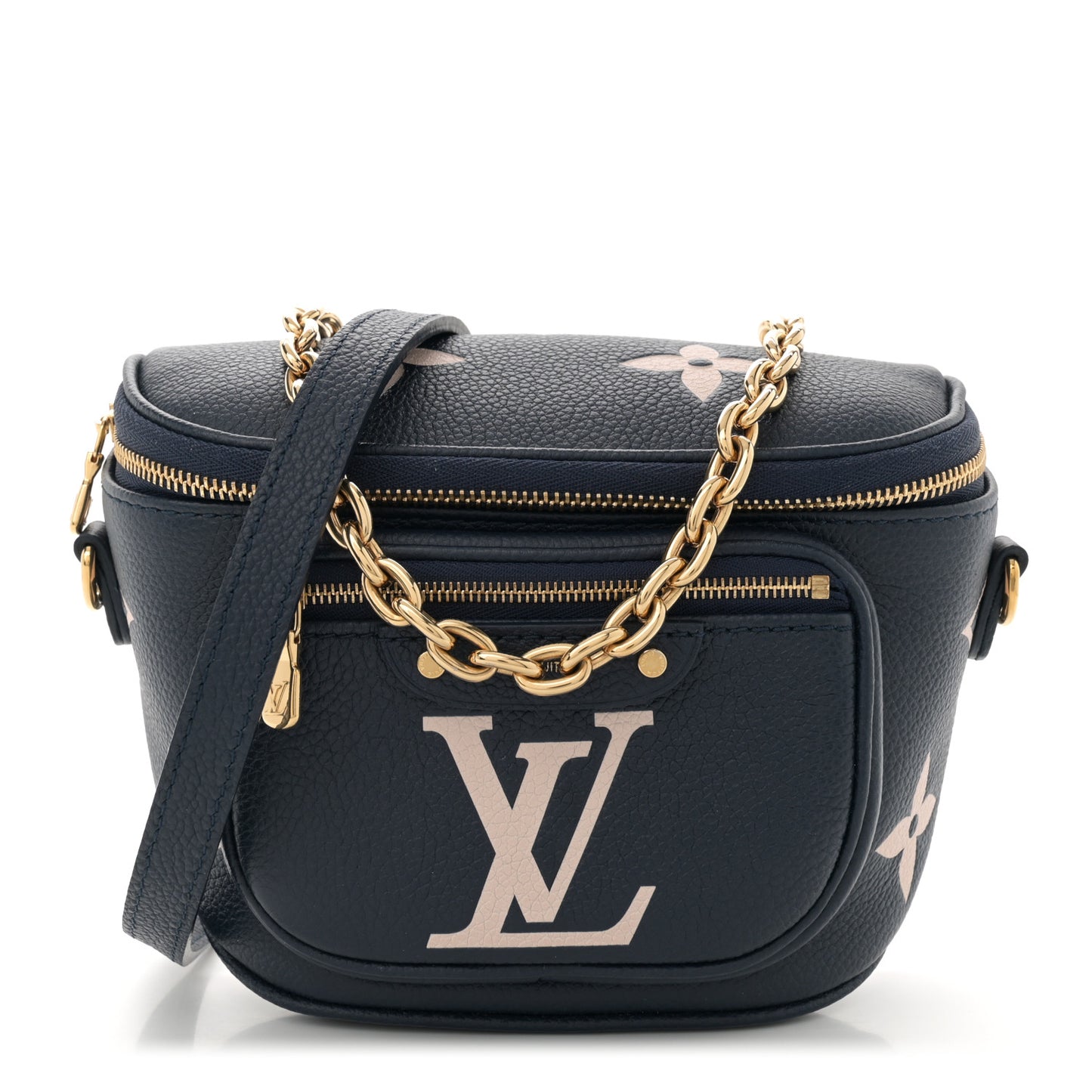 Empreinte Monogram Giant Mini By The Pool Bumbag Blue Beige