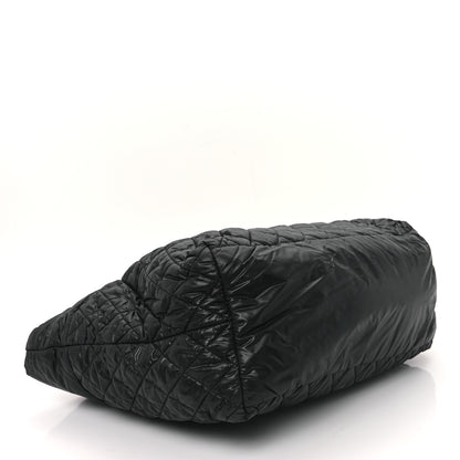Chanel Nylon Quilted Large Coco Cocoon Tote Black 4 of 14
