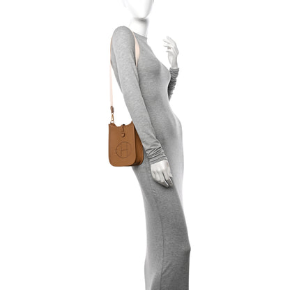 Hermes Taurillon Clemence Amazone Evelyne TPM Biscuit Nata 2 of 11