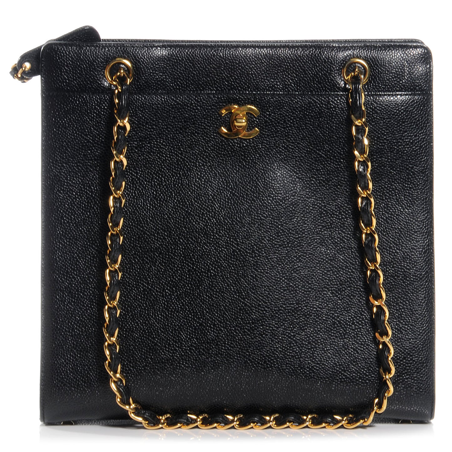 Caviar Shopper Tote Black