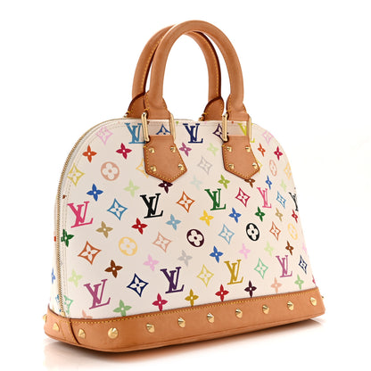 Louis Vuitton Monogram Multicolor Alma PM White 3 of 10