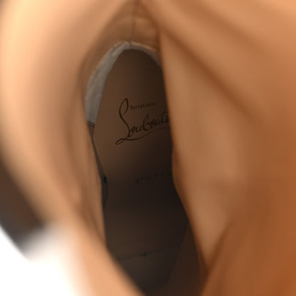 Christian Louboutin Calfskin Astrilarge 100 Knee Boots 37 Black White 7 of 12