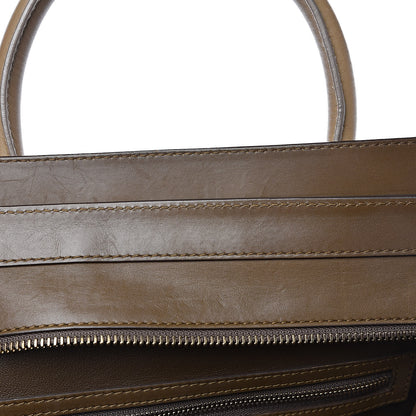 Celine Natural Canvas Smooth Calfskin Mini Luggage Brown 12 of 21