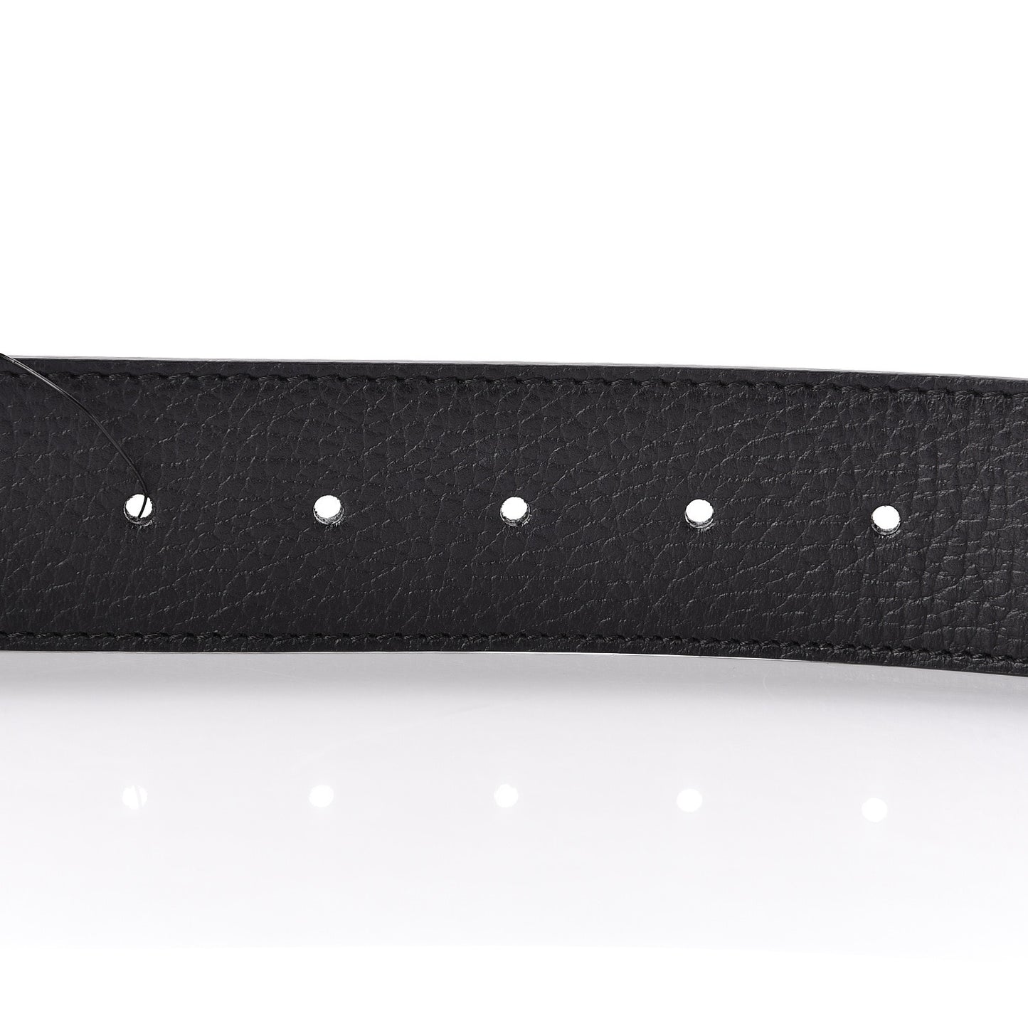 Dollar Calfskin 1973 Reversible Belt 90 36 Black Deep Cobalt