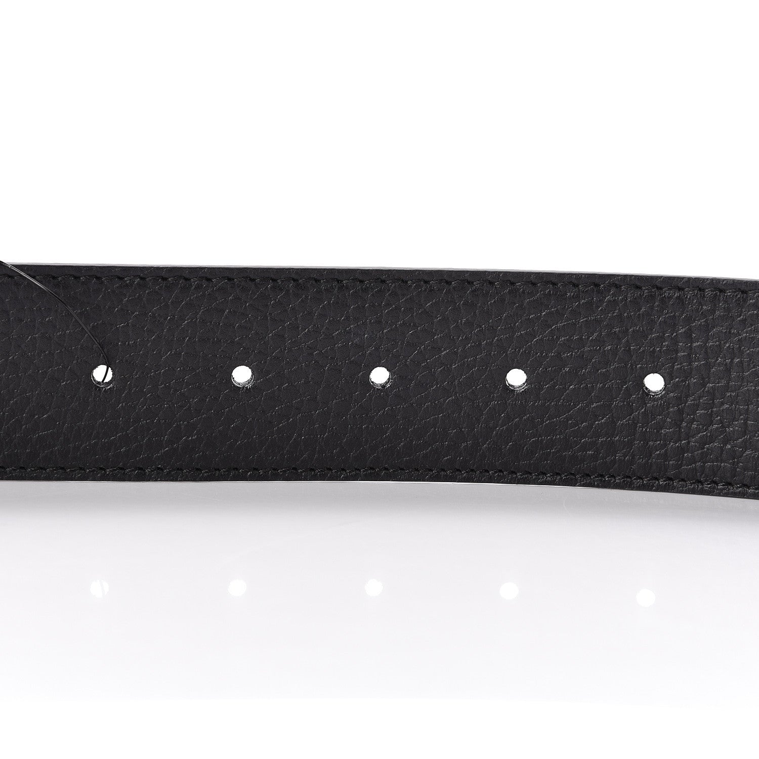Gucci Dollar Calfskin 1973 Reversible Belt 90 36 Black Deep Cobalt 9 of 9