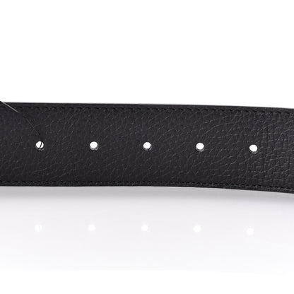 Gucci Dollar Calfskin 1973 Reversible Belt 90 36 Black Deep Cobalt 9 of 9