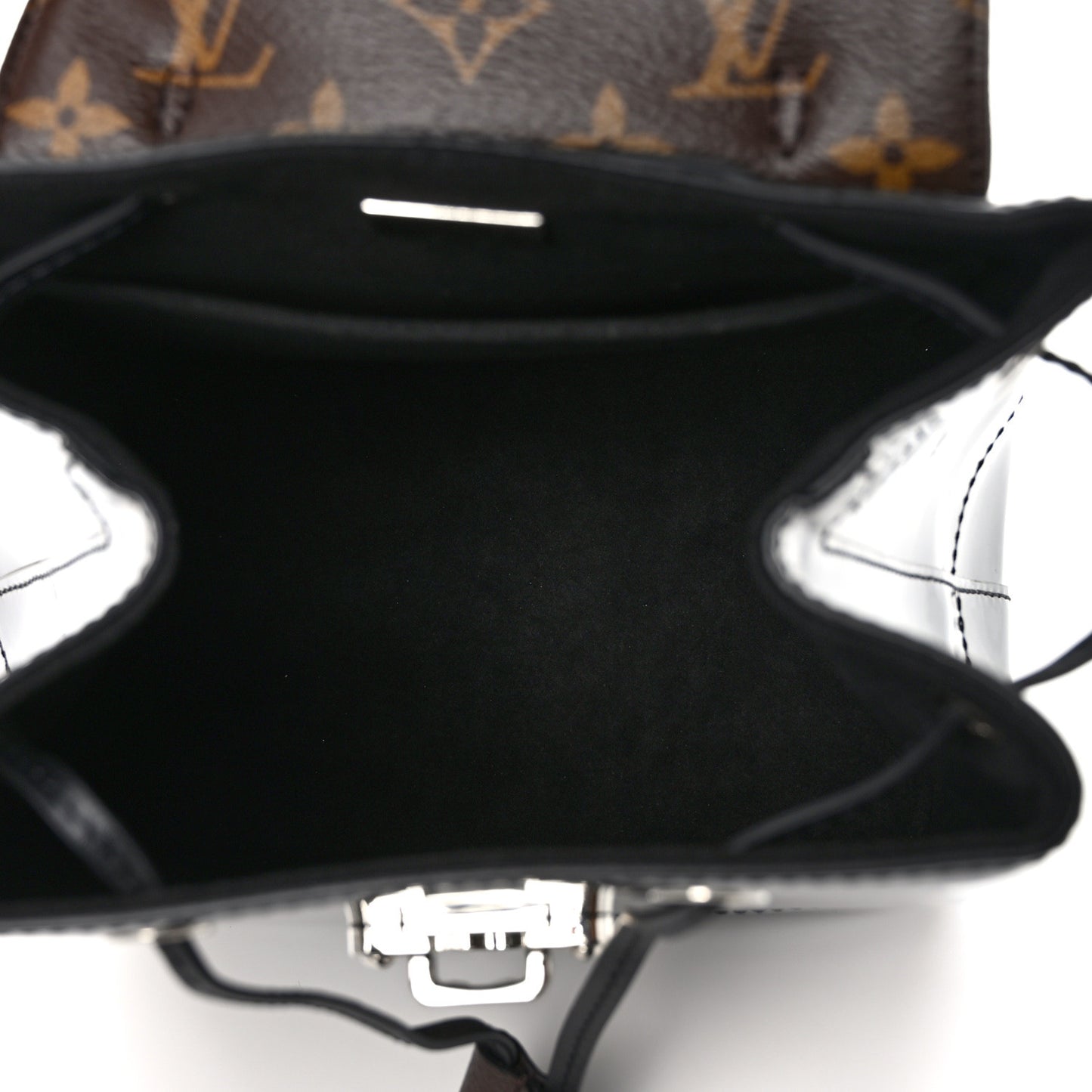 Patent Monogram Hot Springs Backpack Black