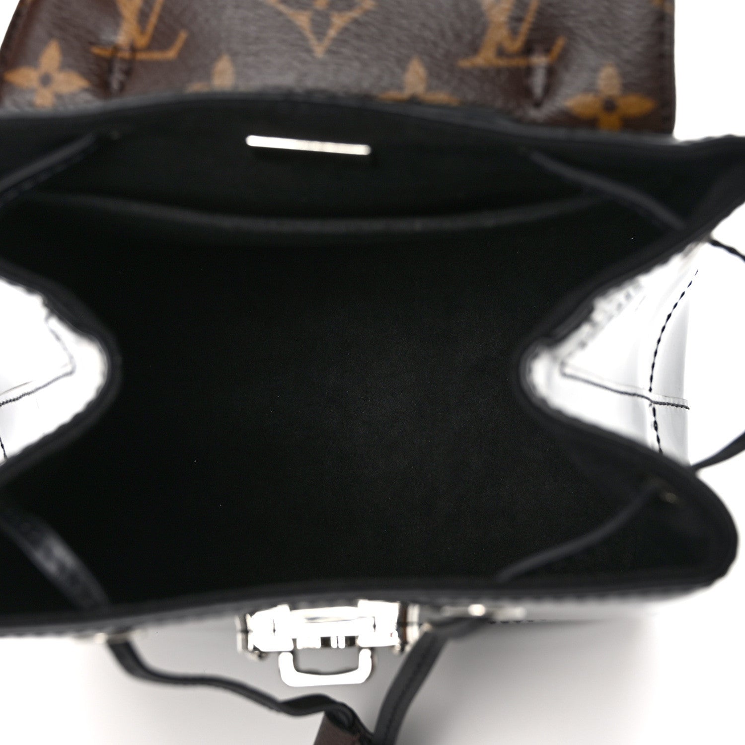 Louis Vuitton Patent Monogram Hot Springs Backpack Black 5 of 8