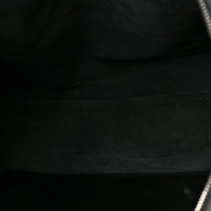 Valentino Garavani Calfskin VLNT Print Rockstud Top Handle Messenger Tote Black 6 of 8