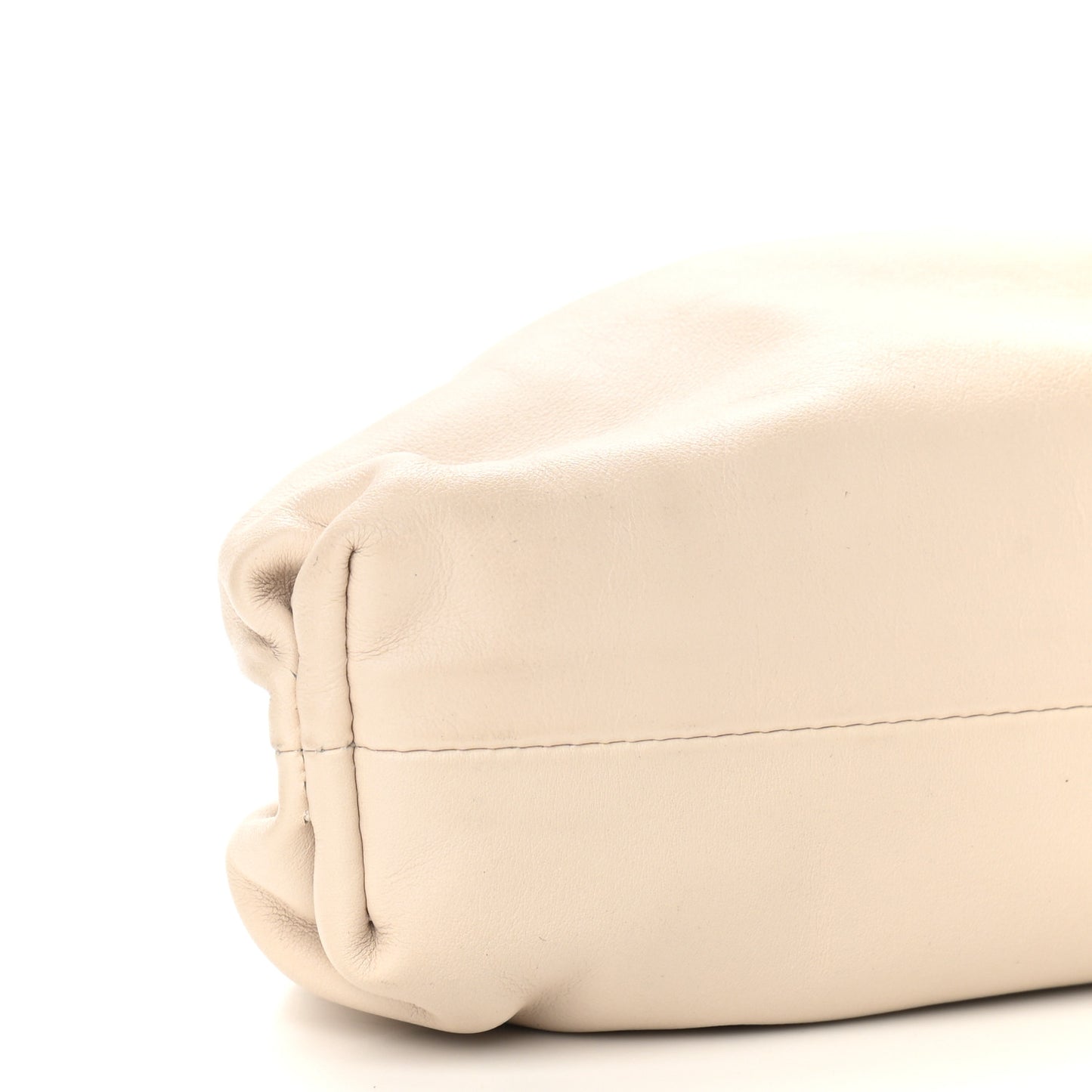 Smooth Butter Calf The Pouch Oversized Clutch Mist