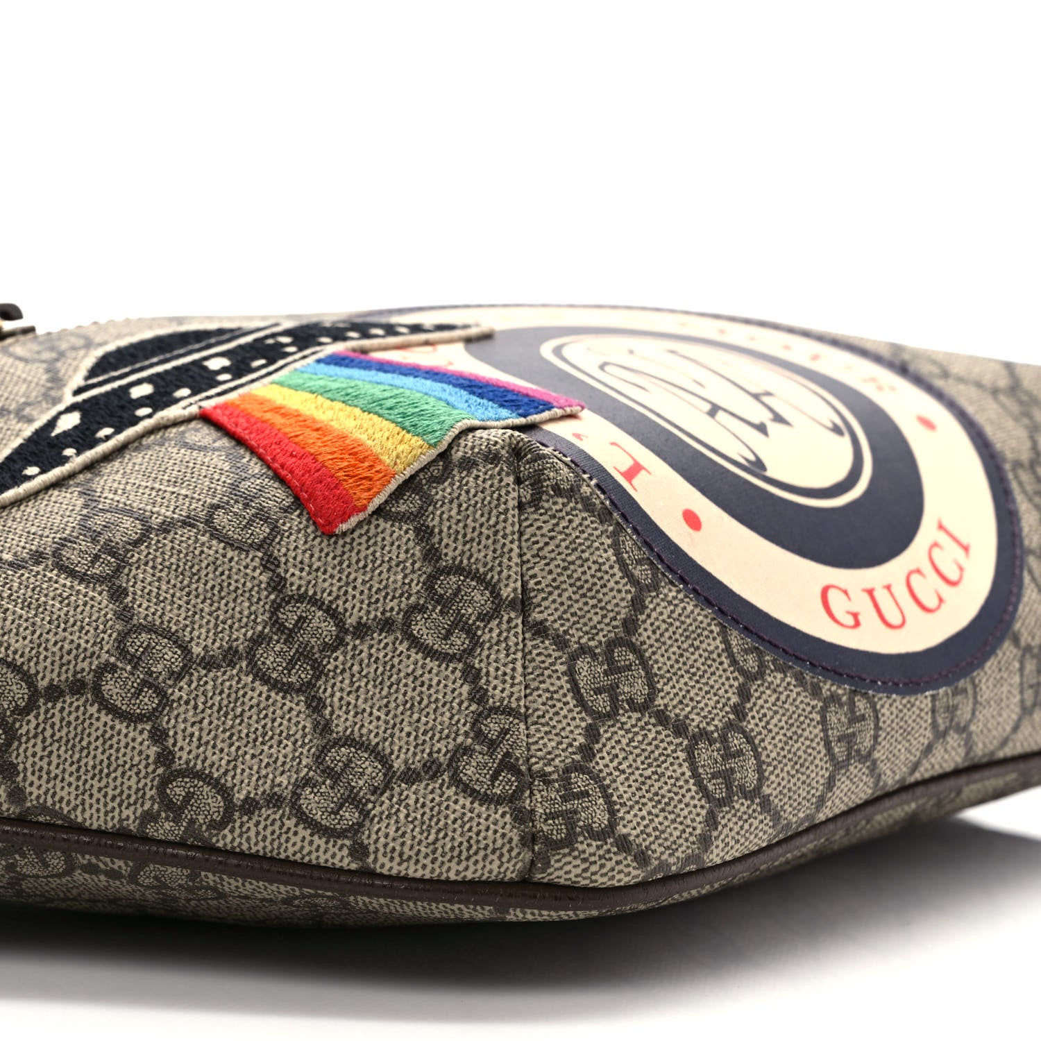 Gucci GG Supreme Monogram Courrier Belt Bag Beige New Acero 9 of 9