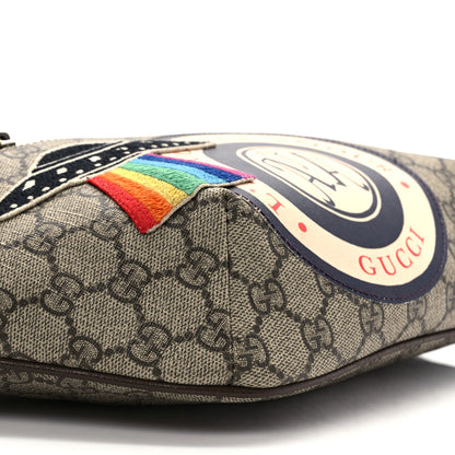 Gucci GG Supreme Monogram Courrier Belt Bag Beige New Acero 9 of 9